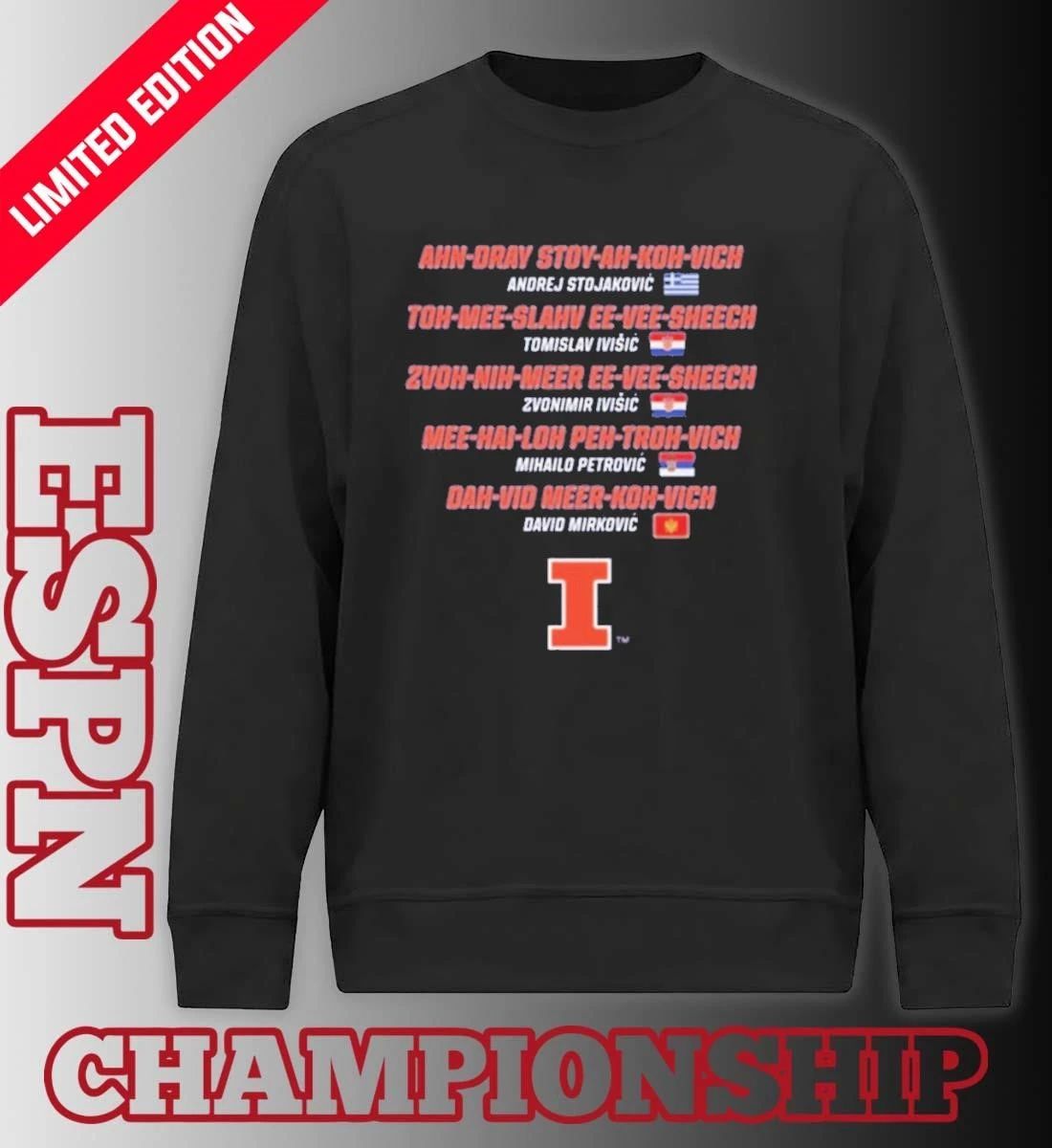 Illinois Men’s Basketball One-Off Players T-Shirt