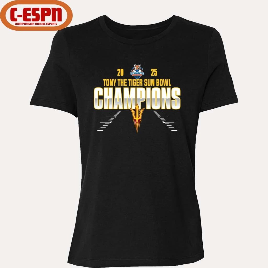 Arizona State Sun Devils Sun Bowl Champions 2025 Shirt