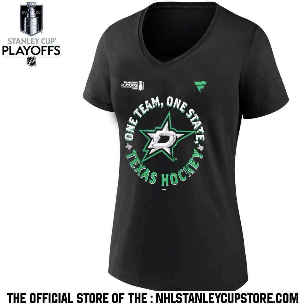 Dallas Stars Black 2026 Stanley Cup Playoffs Slogan Shirt