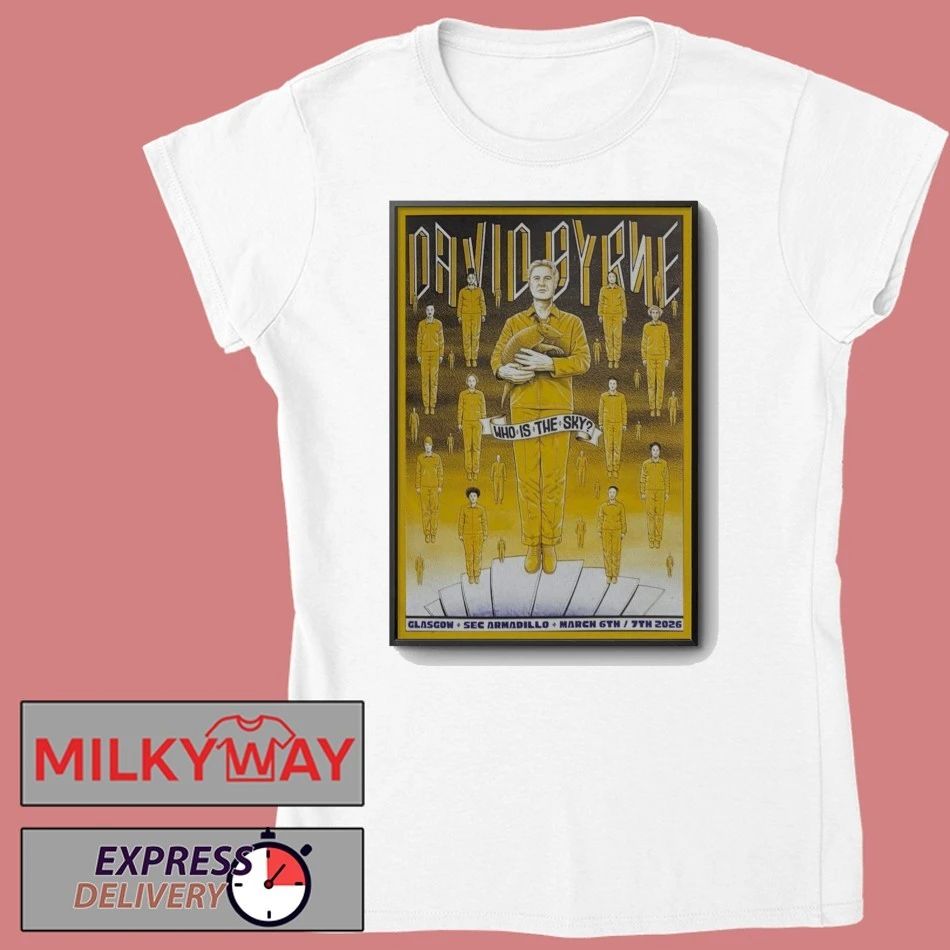 Poster 2026 David Byrne Sec Armadillo shirt