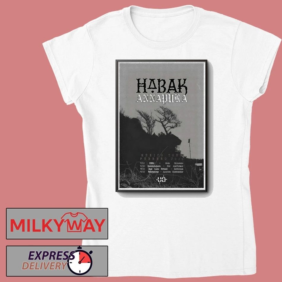 HABAK-ANNAPURA Tour Mexico 2026 Poster shirt
