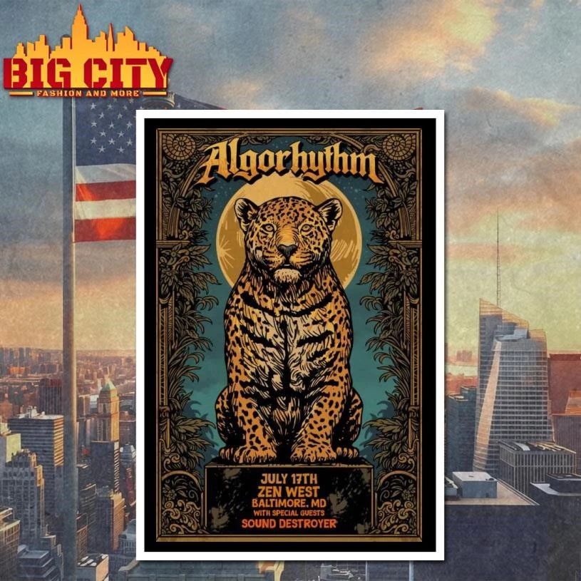 Algorhythm At Sound Destroyer In Baltimore, MD On Jul 17, 2026 Poster Shirt
