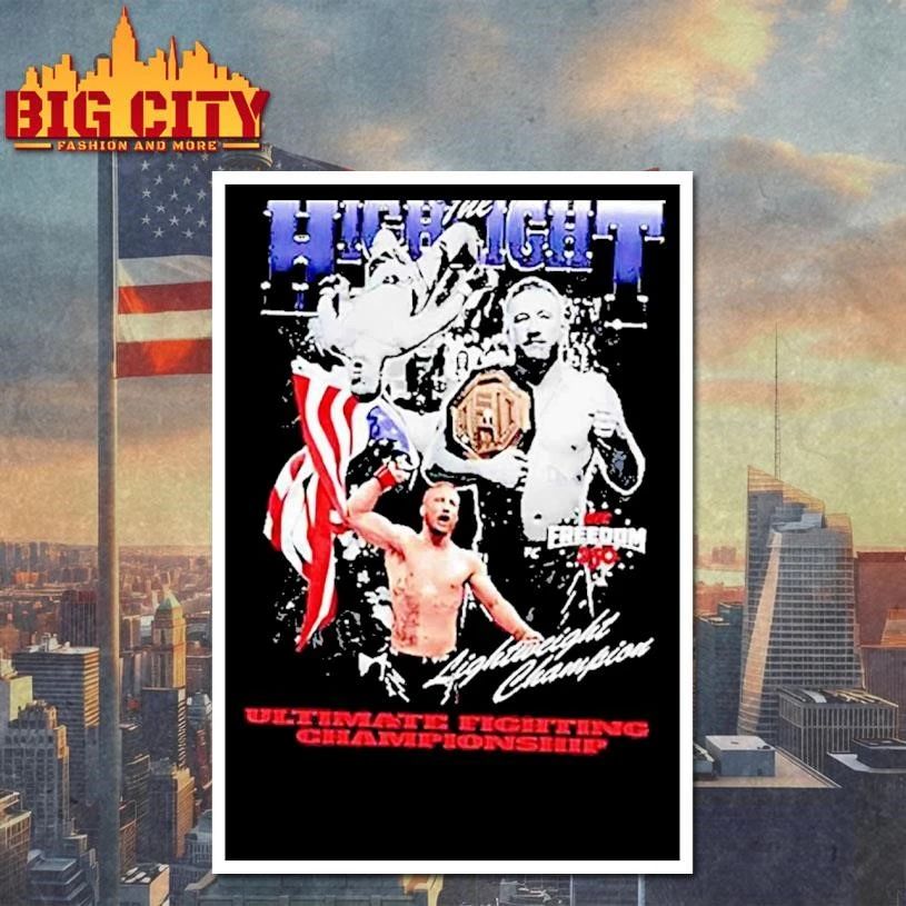 Ufc Justin Gaethje Highlight Freedom 250 Signature Shirt