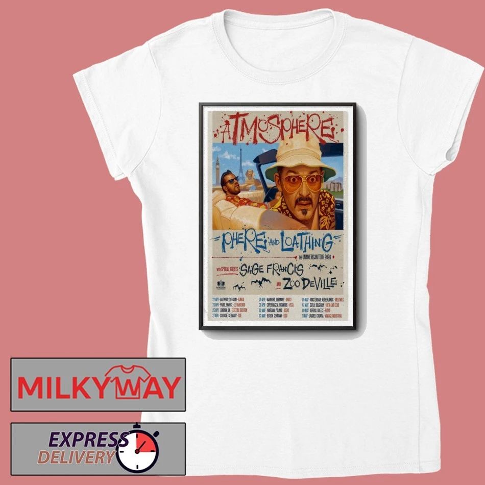 Atmosphere Poster Tour Apr & May Europe 2026 shirt
