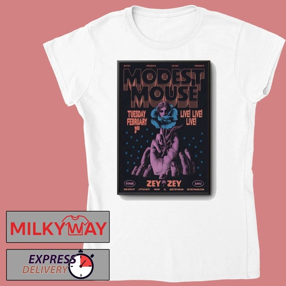 Modest Mouse Tour Miami FL On Feb 3 2026 Poster shirt