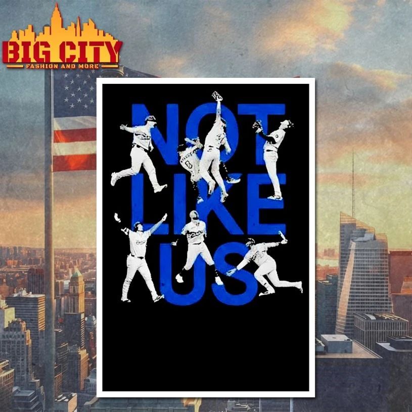 Not Like Us Dodgers t-shirt