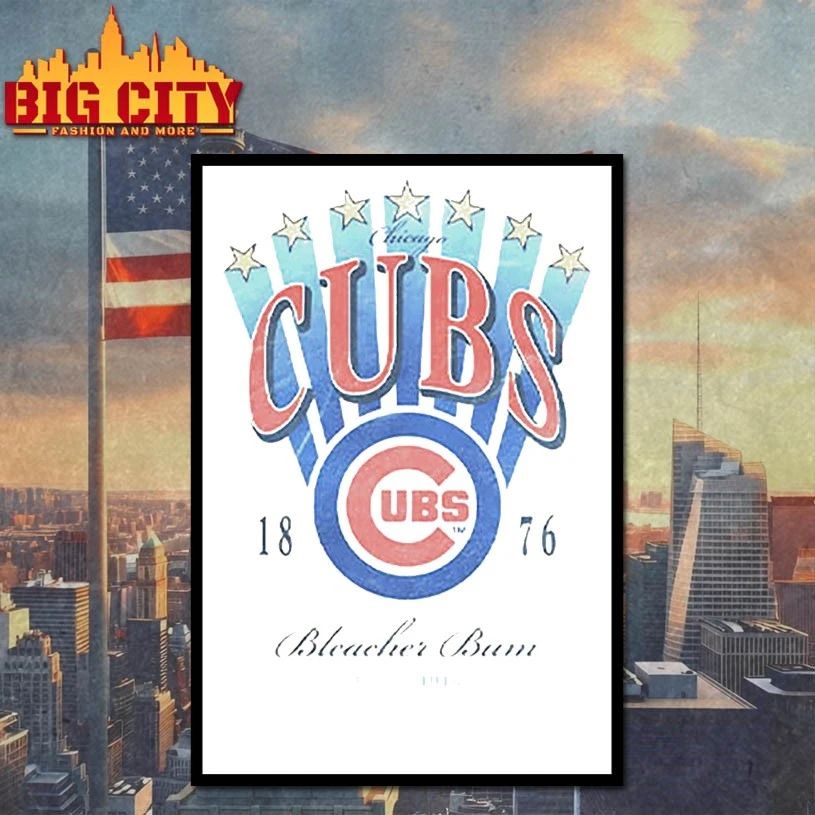 Cubs #BudFridays Vintage Giveaway 2025 T-shirt
