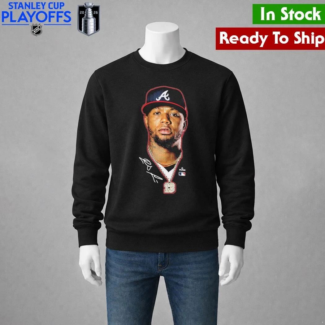 Atlanta Braves Ronald Acuña Jr. Outerstuff Black Headliner Shirt