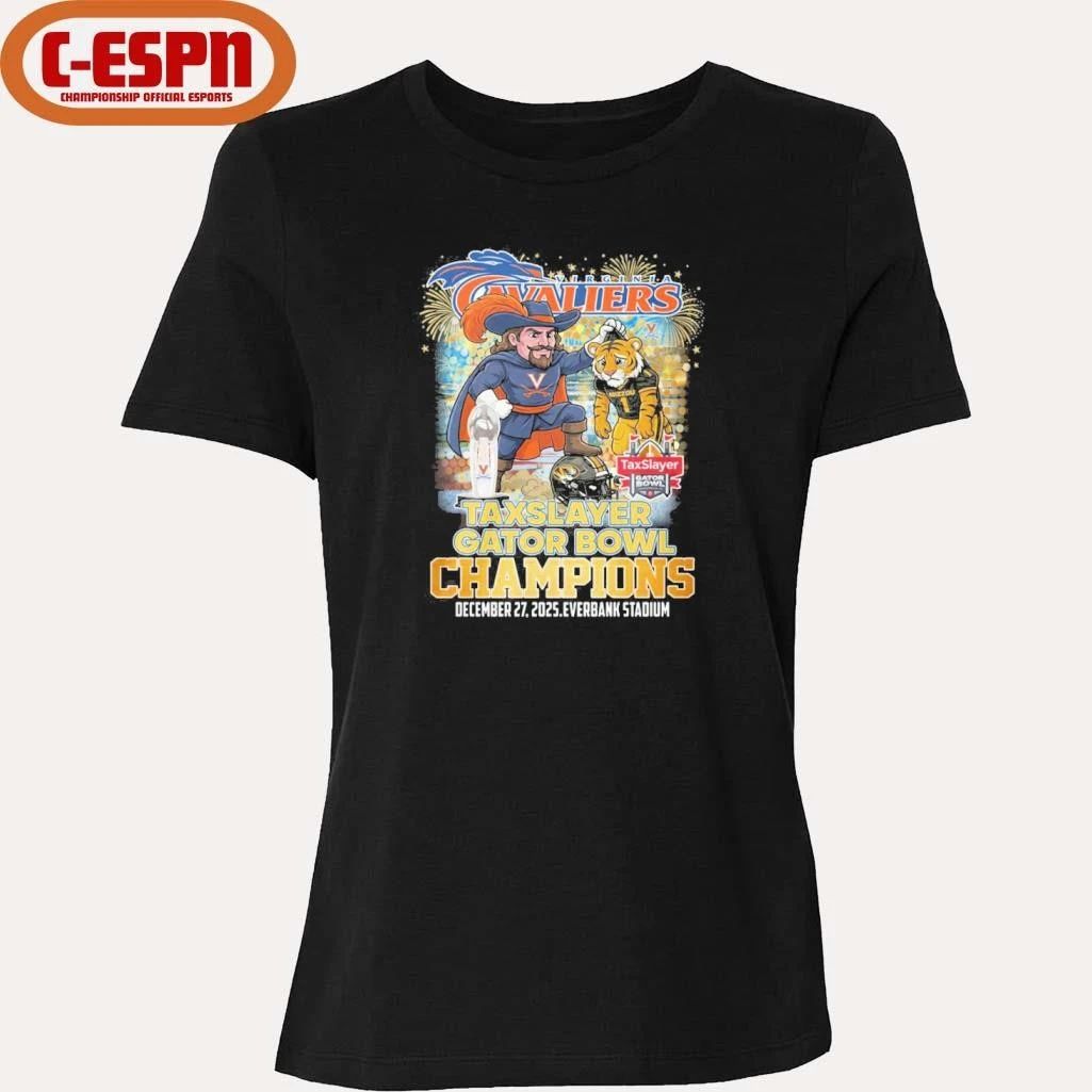 Virginia Cavaliers Mascot Gator Bowl Champions Shirt