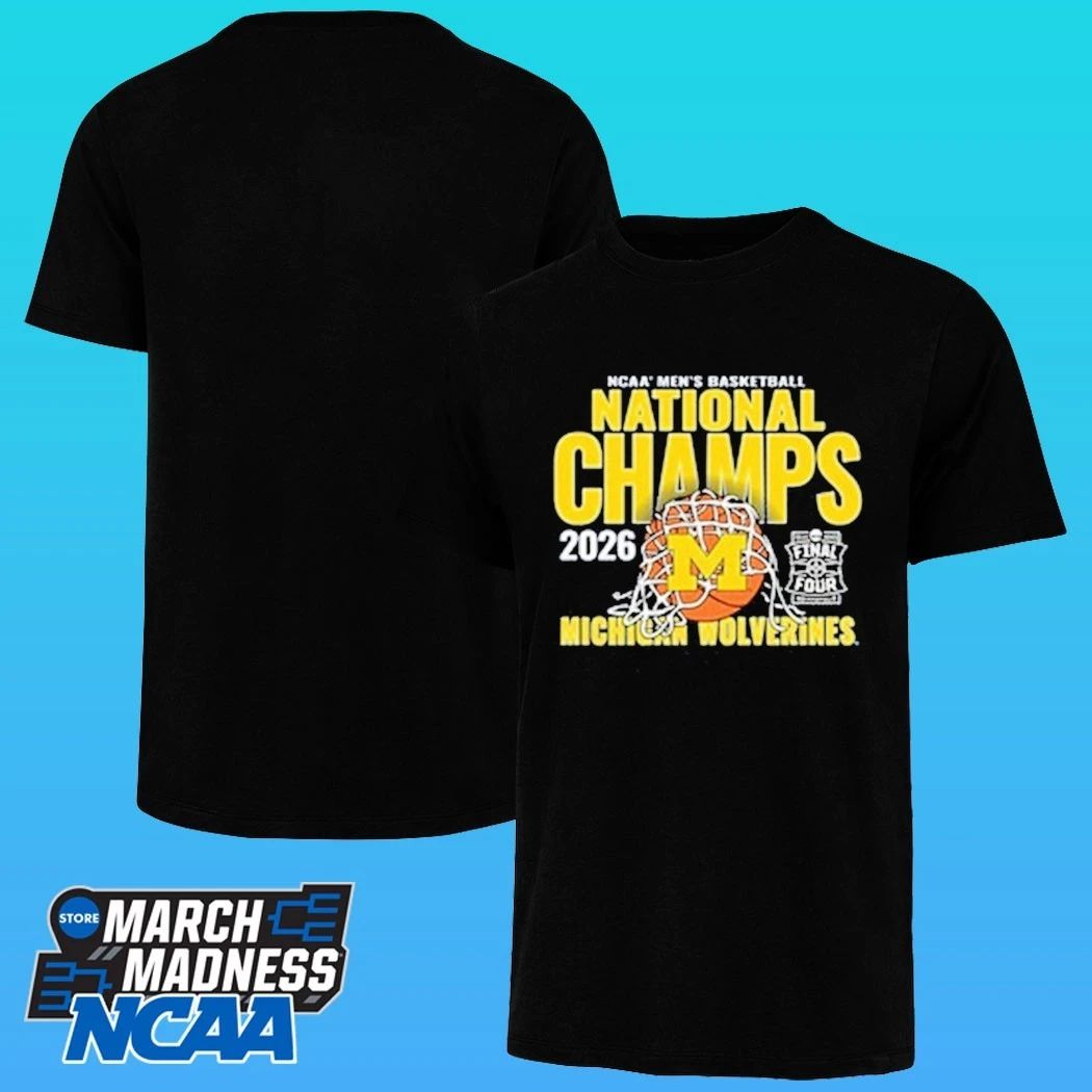 Michigan Wolverines Men’s Basketball National Champions Cut Net Shirt