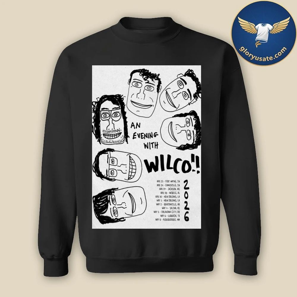 Wilco Spring 2026 Tour Poster Shirt