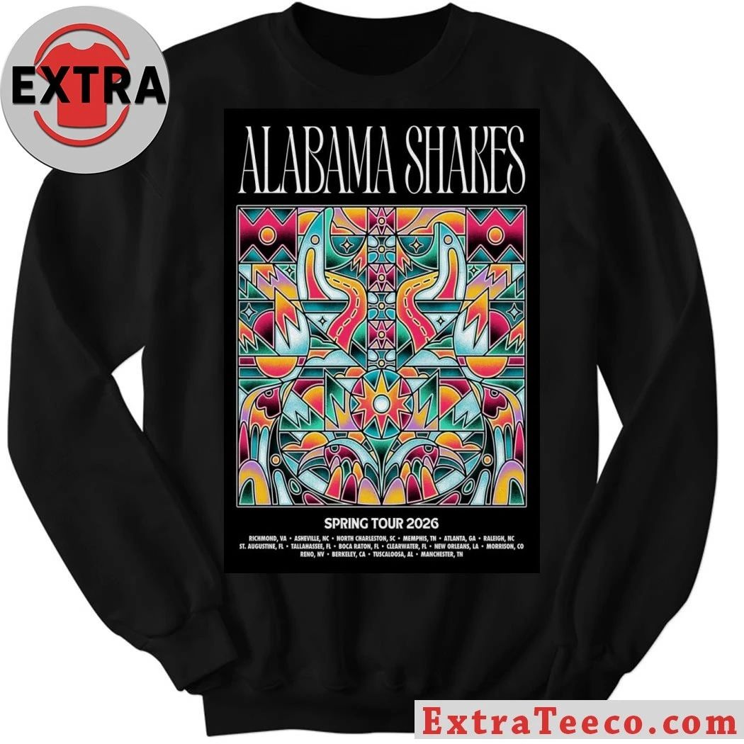 Alabama Shakes Spring 2026 Tour Poster Shirt