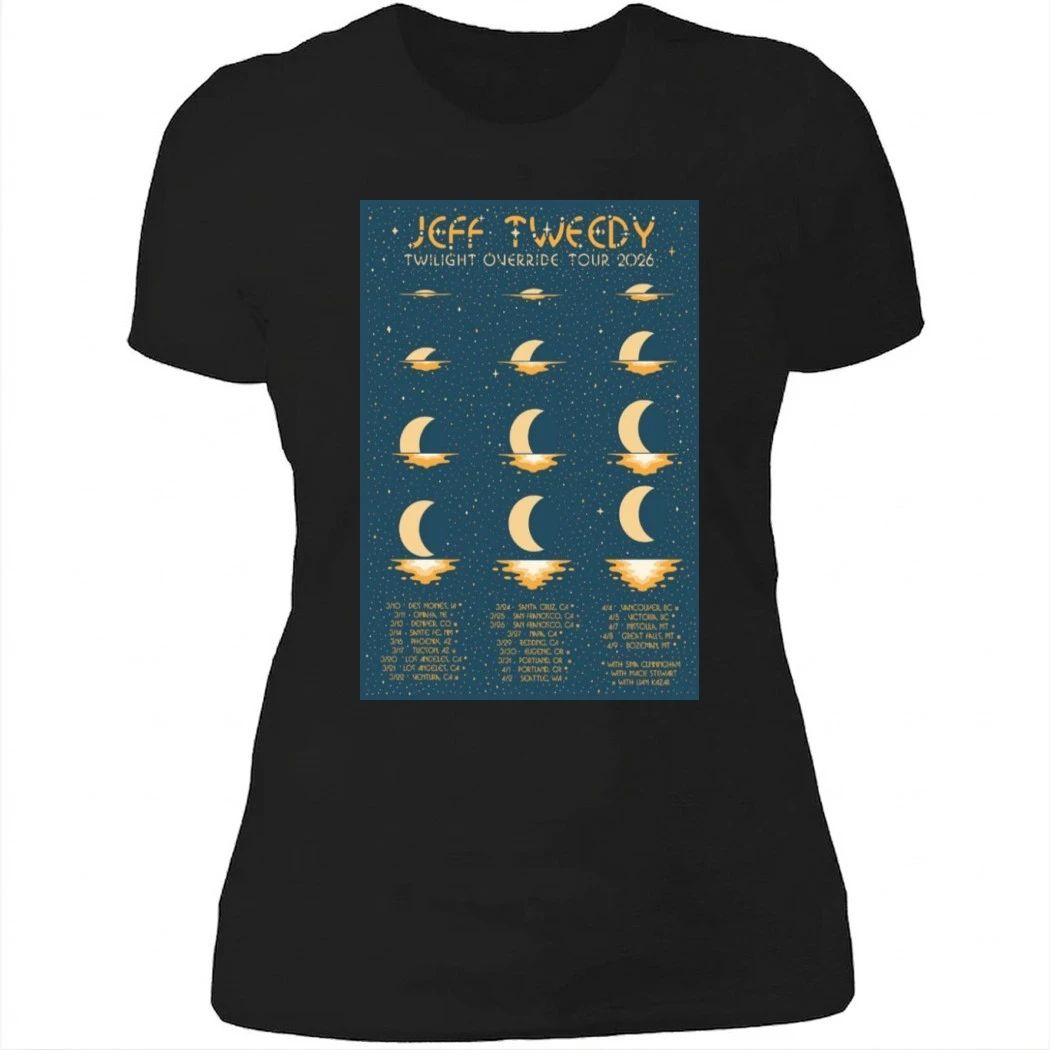Jeff Tweedy Band Twilight Override Tour 2026 Poster Shirt