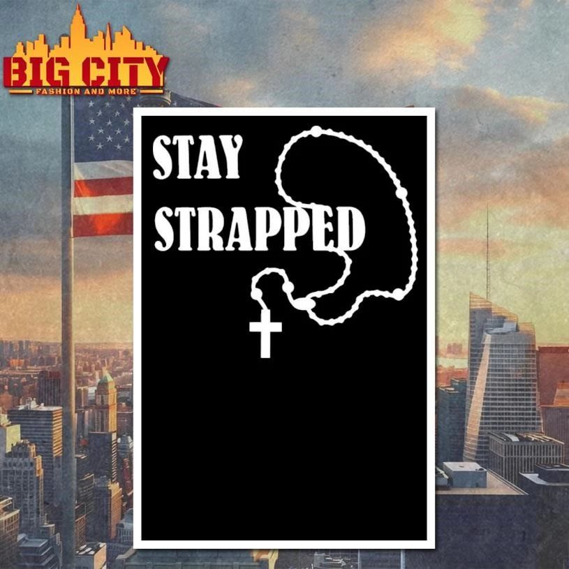 Stay Strapped Cross Necklace Shirt