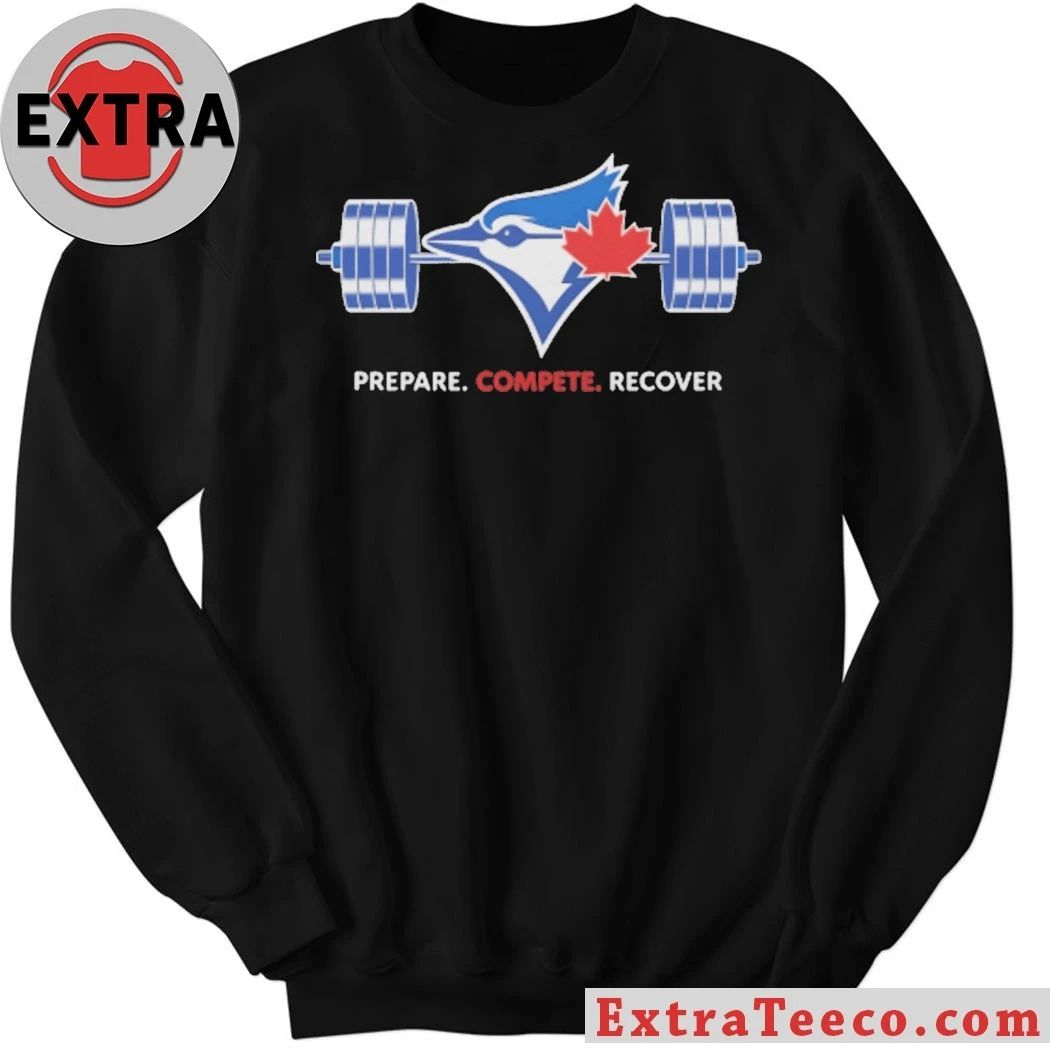 Kazuma Okamoto Blue Jays Prepare Compete Recover Logo Shirt