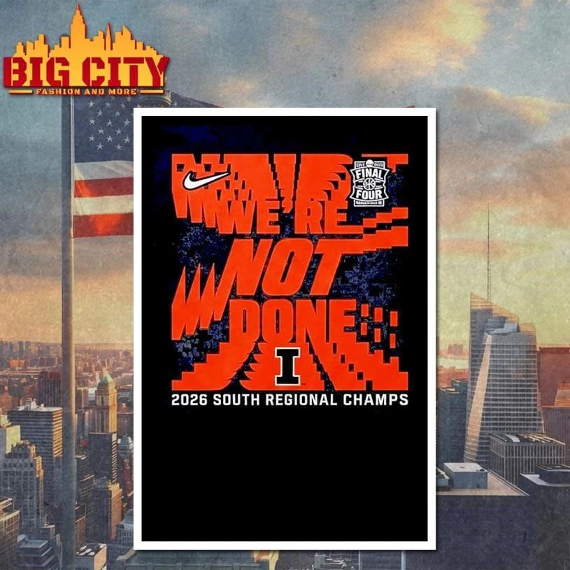 Illinois Fighting Illini 2026 Tournament Final Four Locker Room College Shirt