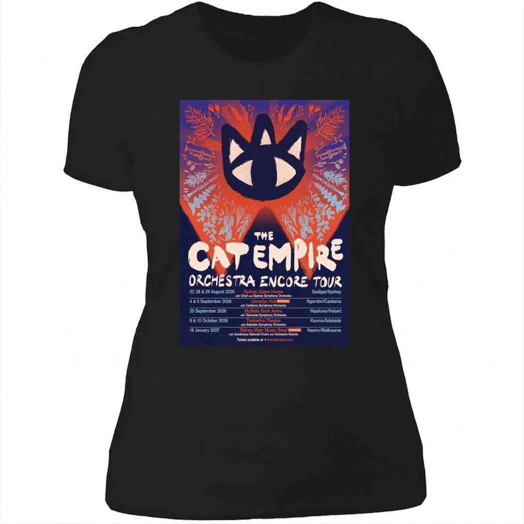 the Catempire Orchestra Encore Tour 2026 Poster Shirt