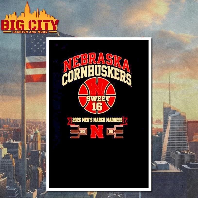 Nebraska Cornhuskers Sweet 16 2026 Men’s March Madness classic Shirt