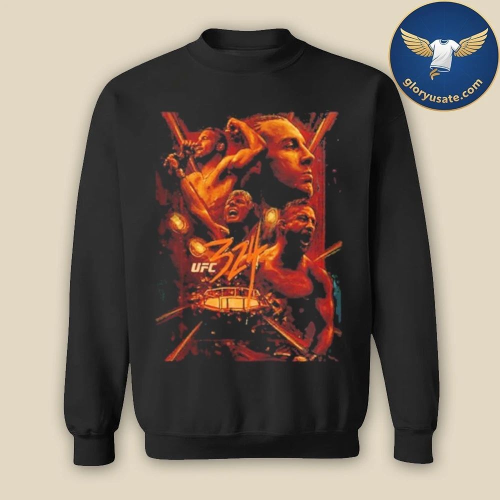 UFC 324 Justin Gaethje Vs Paddy Pimblett On January 24 2026 Art Series T-Shirt
