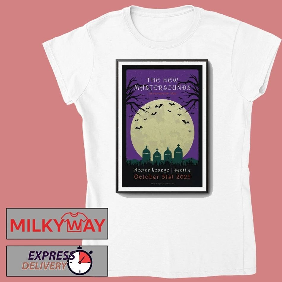 The New Mastersounds Tour Seattle, WA 2025 Poster shirt
