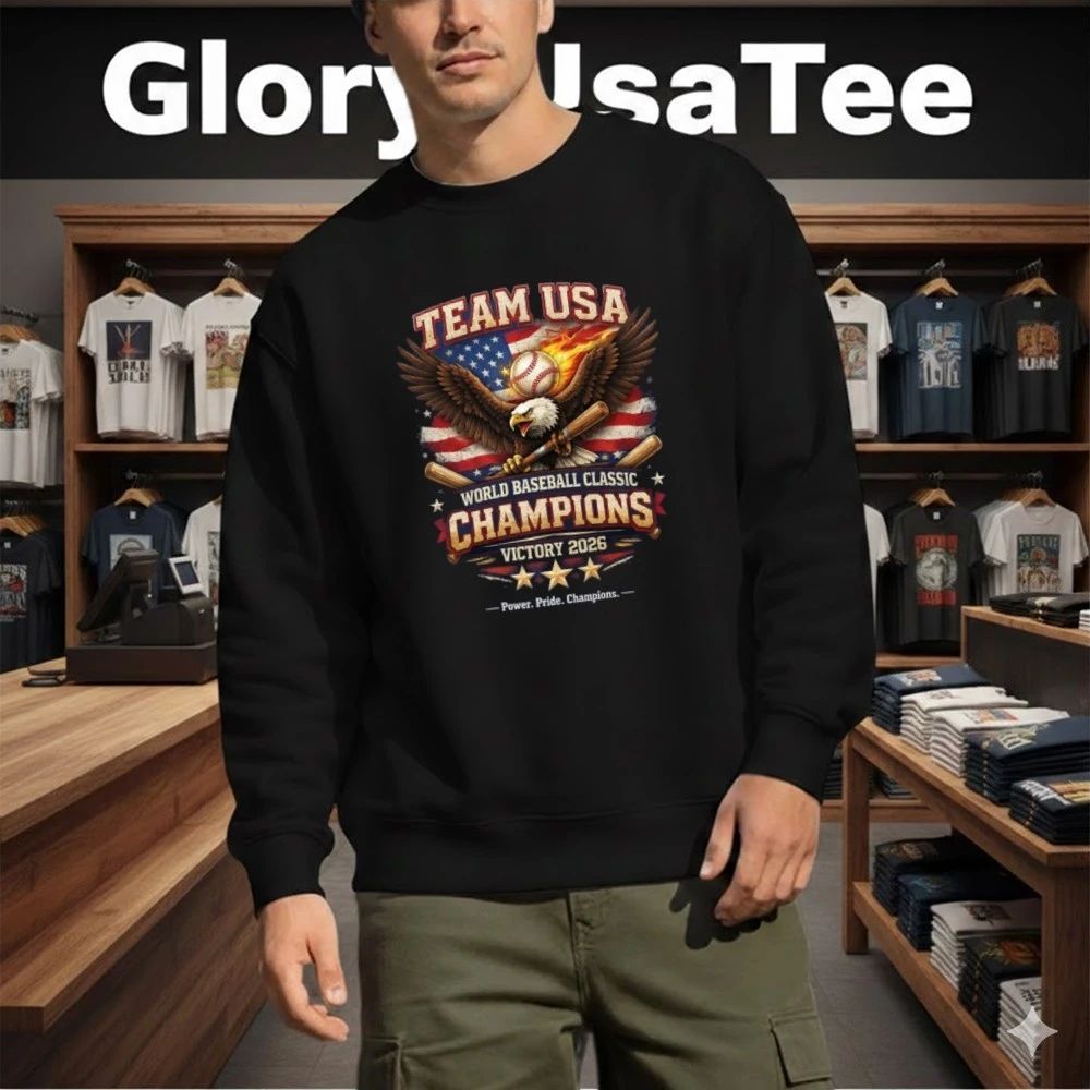 USA Team World Baseball 2026 Classic Champions Victory Shirt