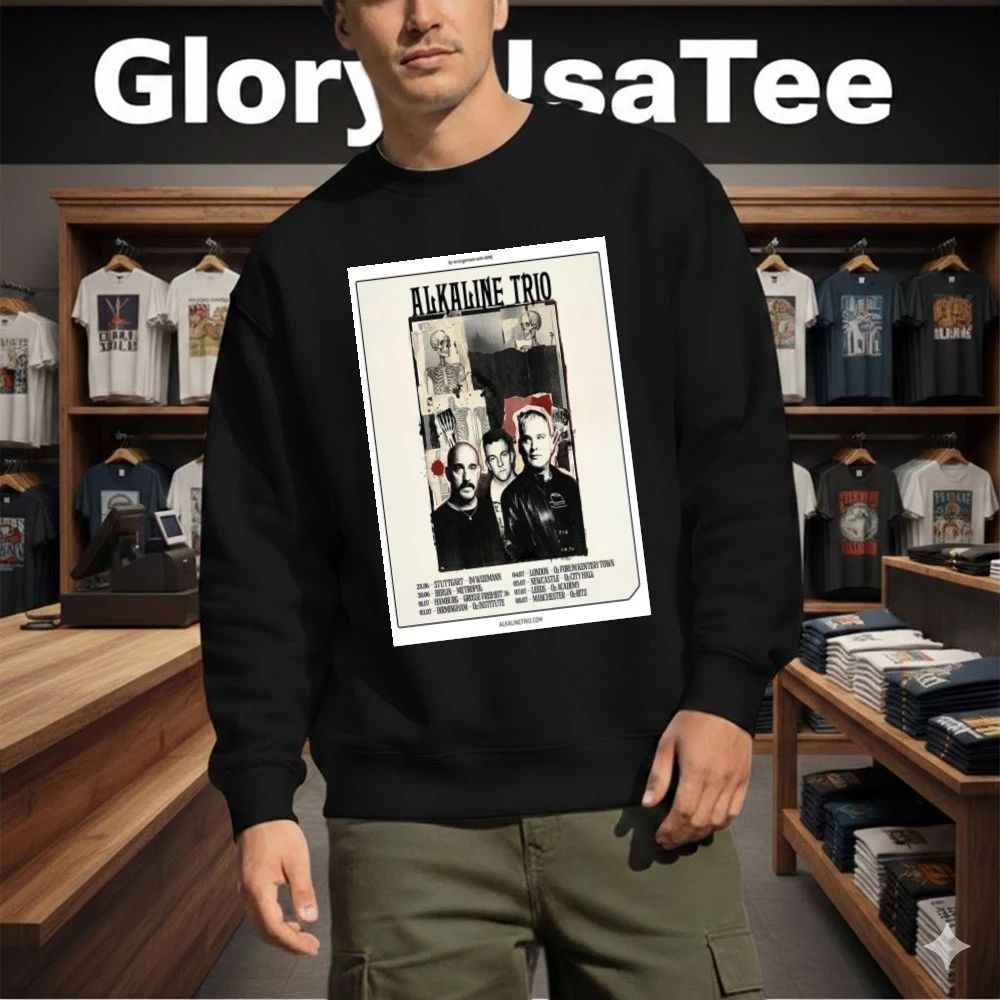 Alkaline Trio Tour 2026 Poster Shirt