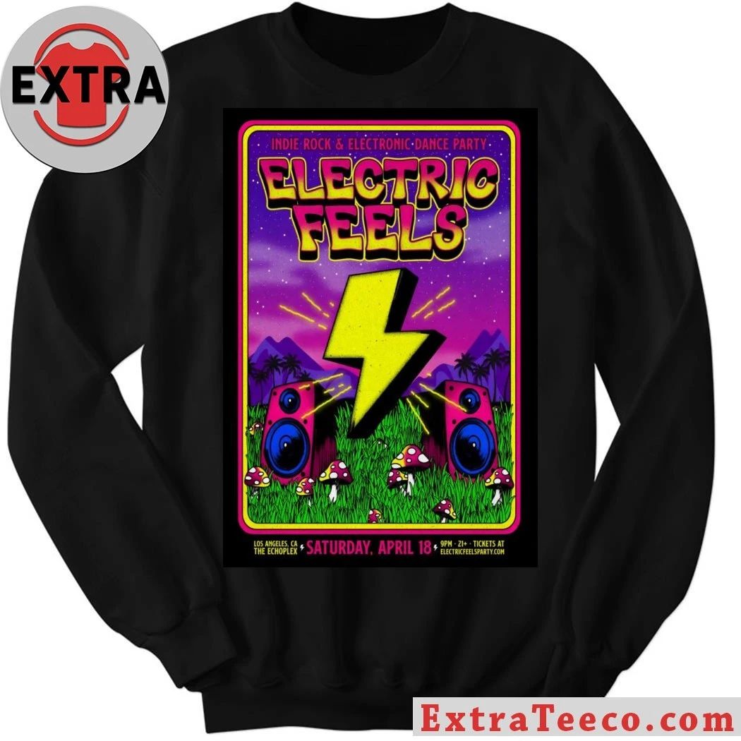 Electric Feels The Echoplex In Los Angeles CA Apr 18 2026 Poster Shirt