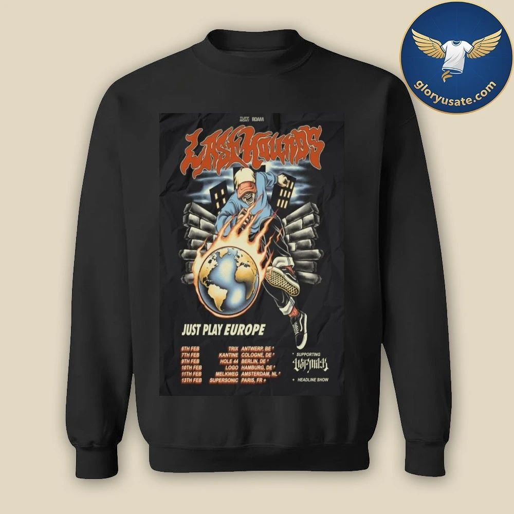 Last Hounds Europe Tour 2026 Poster Shirt