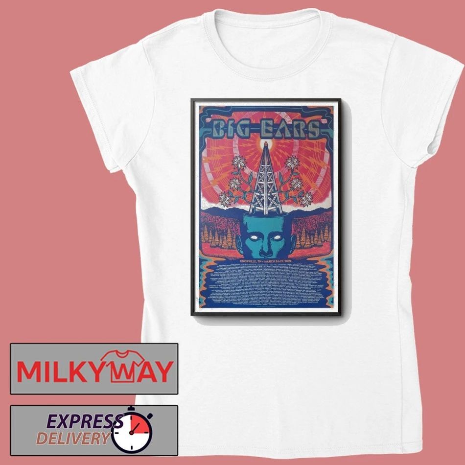 March 26-29 2026 Poster Big Ears Knoxville, TN Limited shirt