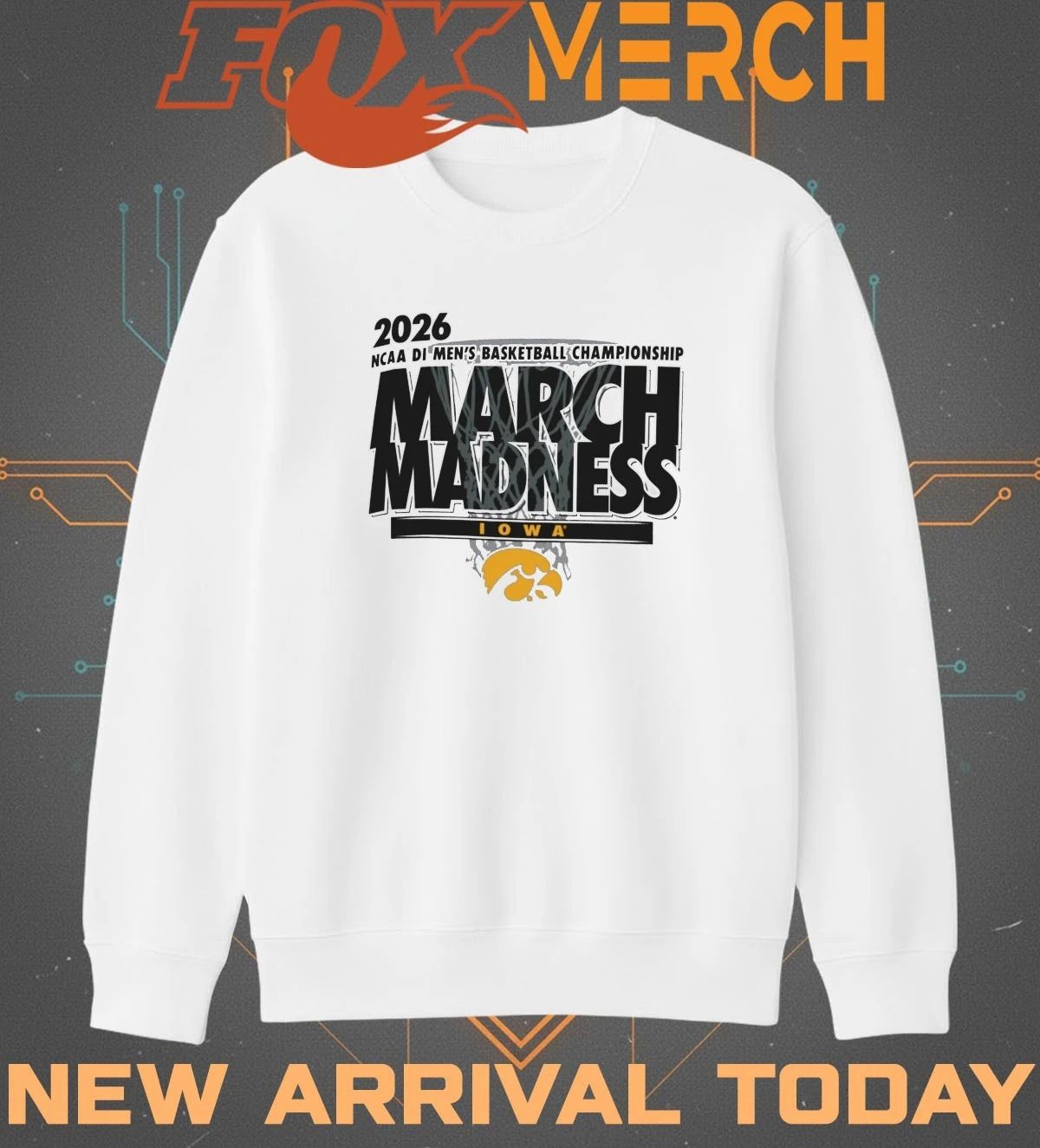 Iowa Hawkeyes 2026 NCAA DI Men’s Basketball Championship March Madness t-shirt