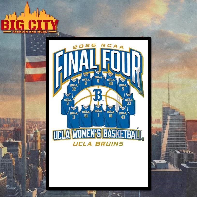 UCLA Bruins Women’s Basketball NCAA Division I Final Four 2026 College Shirt