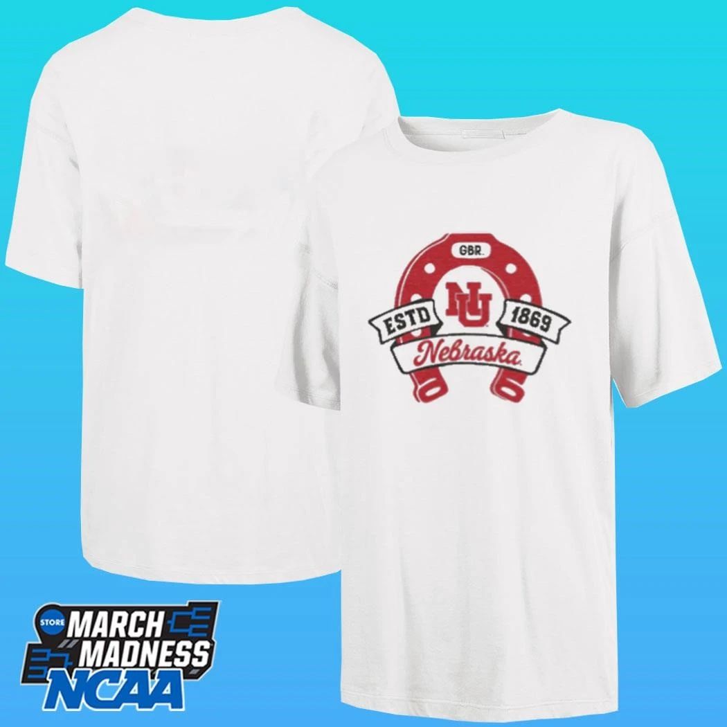 Nebraska Lucky Horseshoe Ash Estd 1869 Shirt