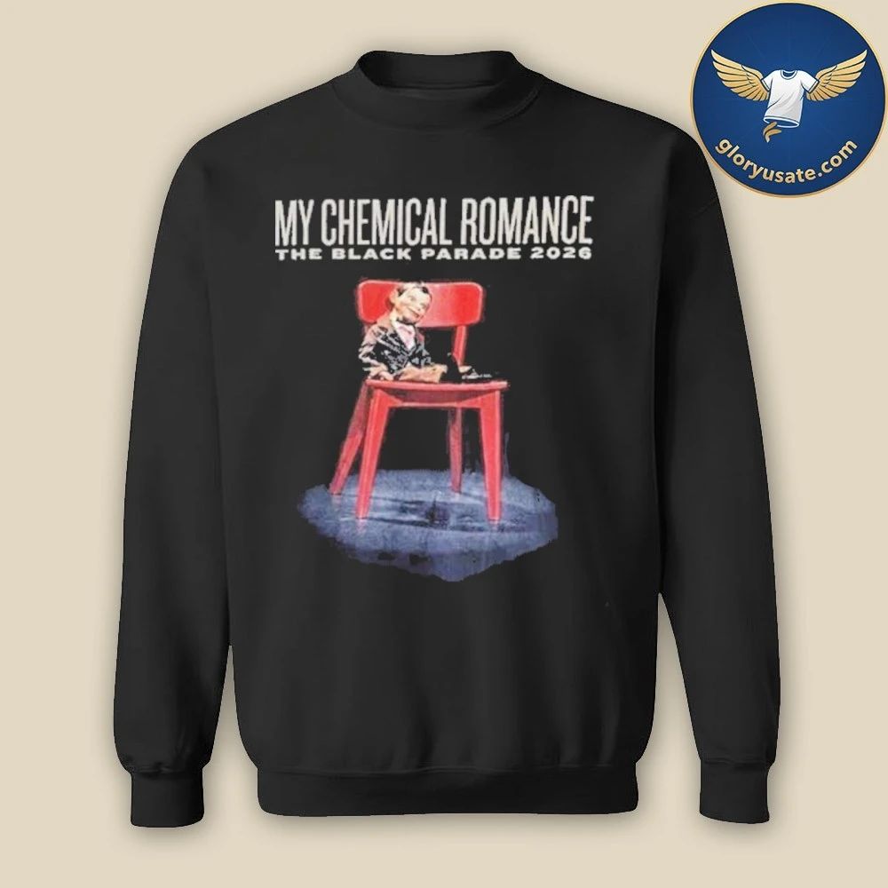 My Chemical Romance Merch Argentina Sourth America 2026 Tour At Estadio Huracan In Buenos Aires On February 1 2026 The Black Parade Shirt