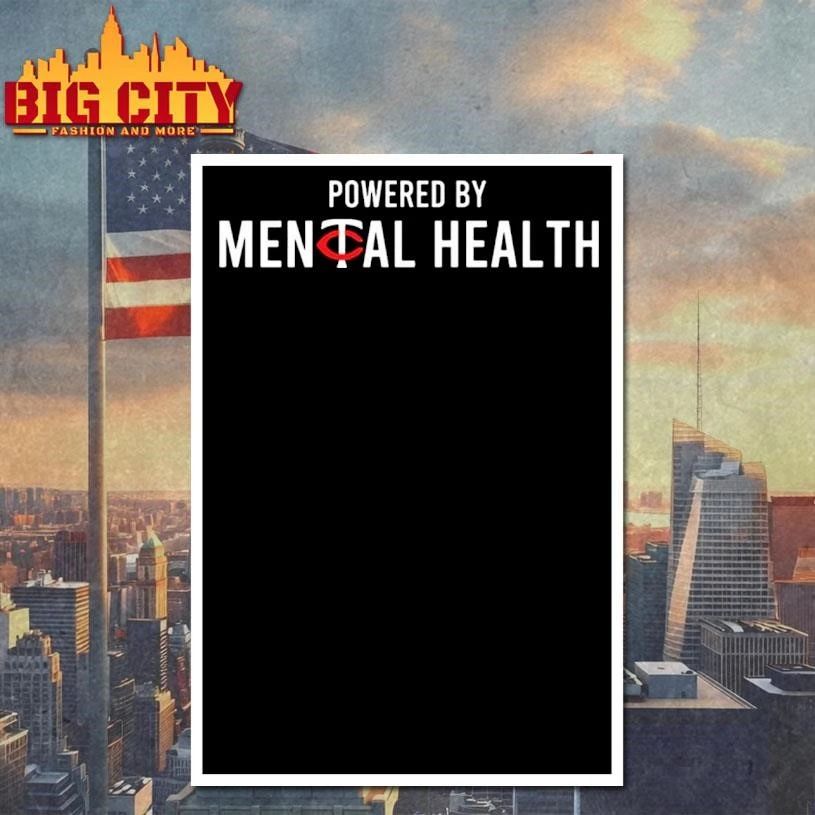 Minnesota Twins Powered By Mental Health Graphic Shirt