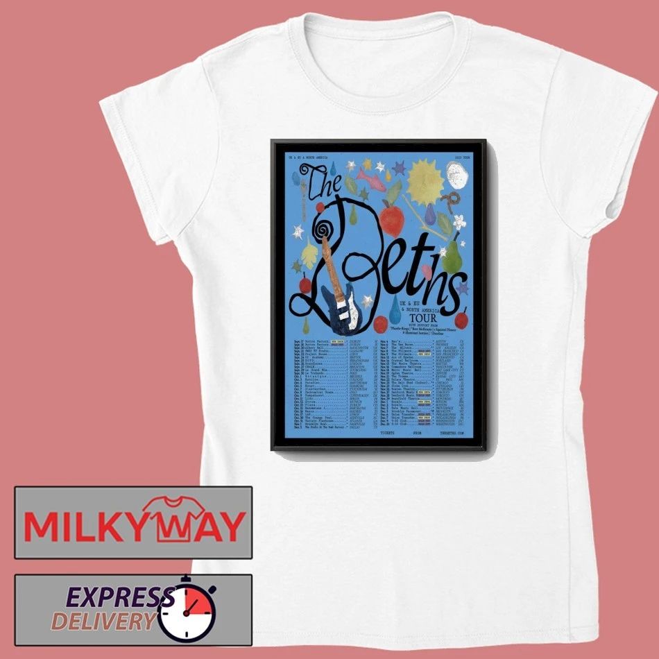 The Beths 2025 Tour UK + Europe + North America Poster shirt