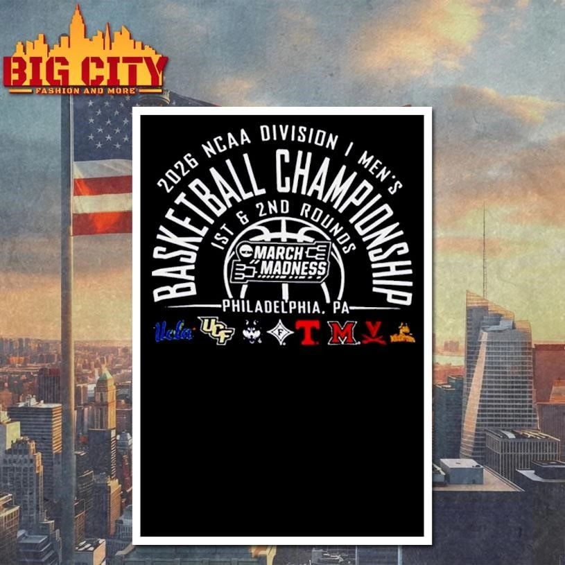 2026 NCAA Division I Men’s Basketball Championship March Madness Philadelphia PA College Shirt