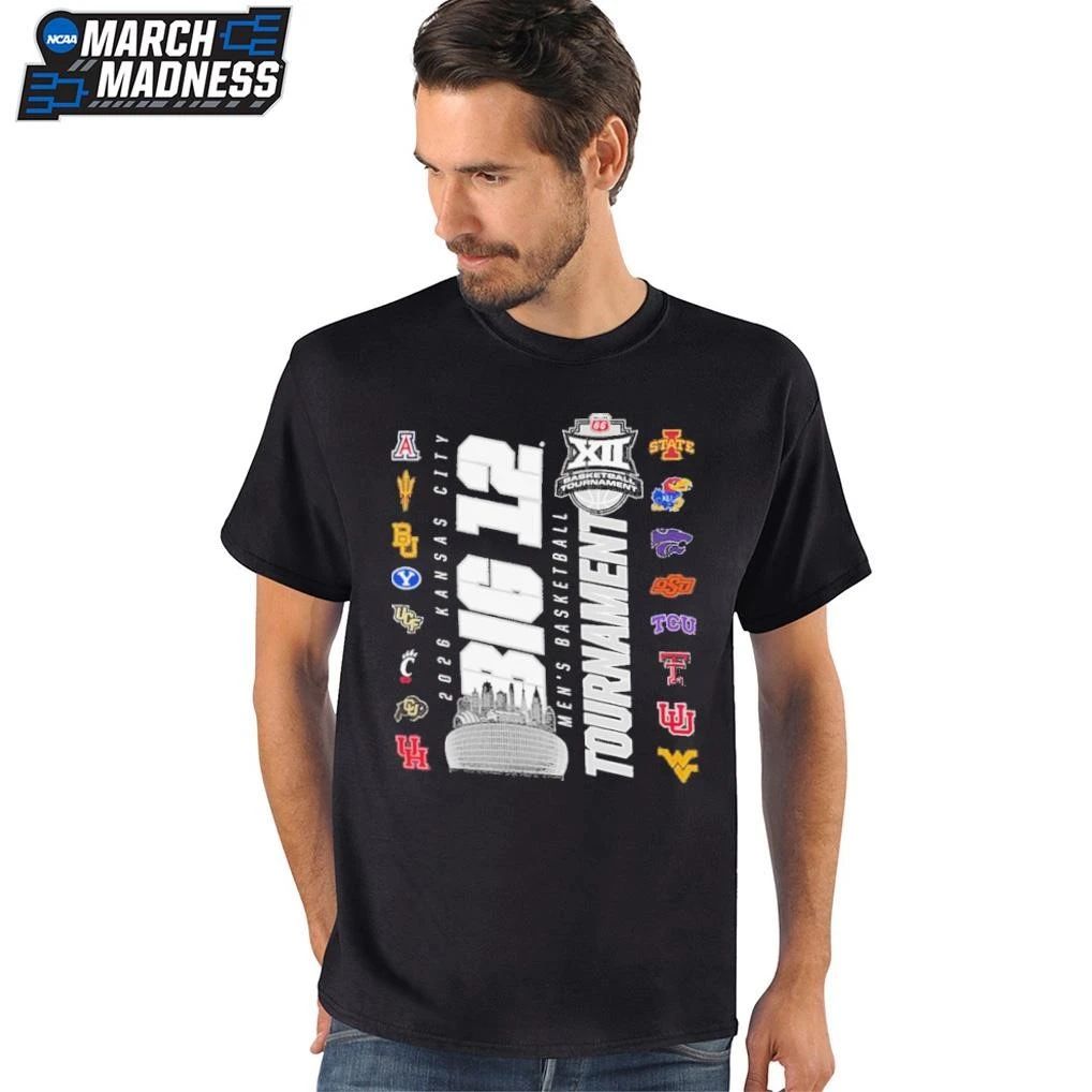 16 Teams 2026 Big 12 Men’s Basketball Tournament T-Shirt