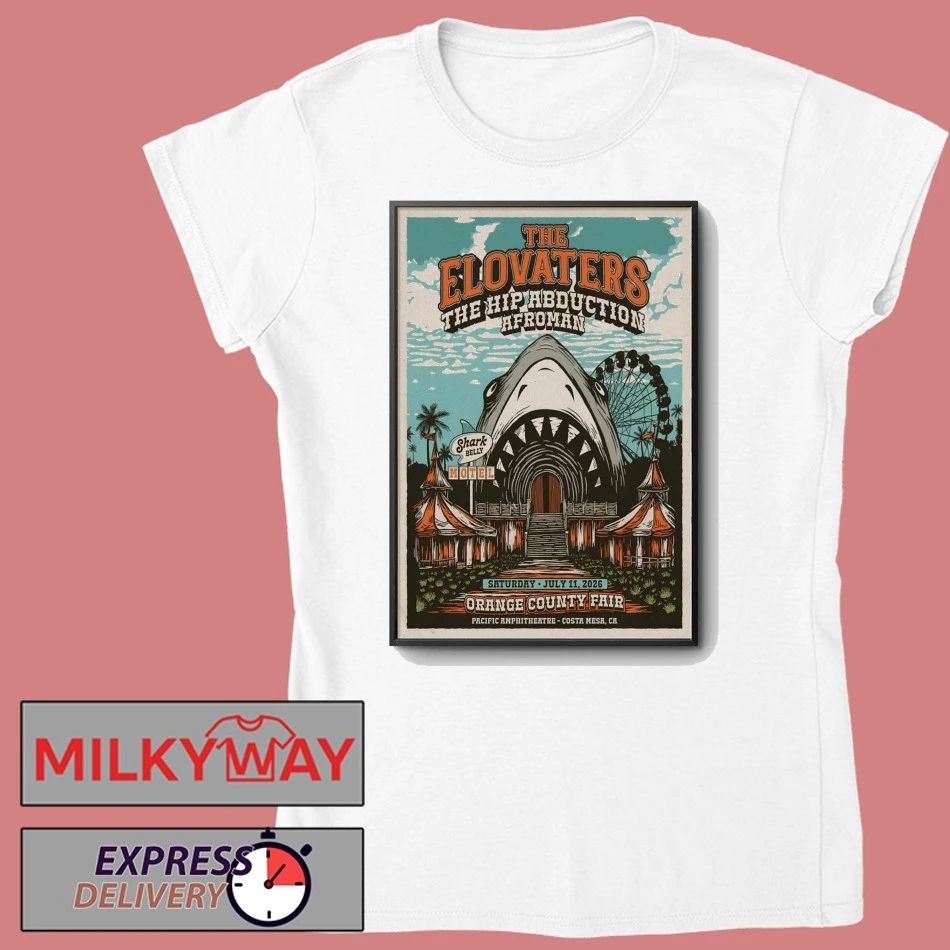 The Elovaters The Pacific Amphitheatre in Costa Mesa CA Jul 11 2026 Poster shirt