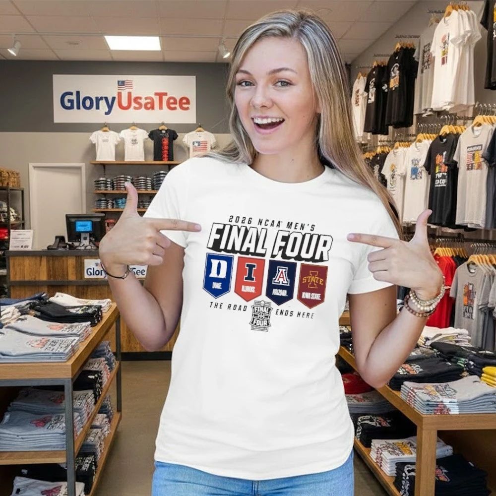 Illinois Fighting Illini Youth 4 Team Final Four Shirt