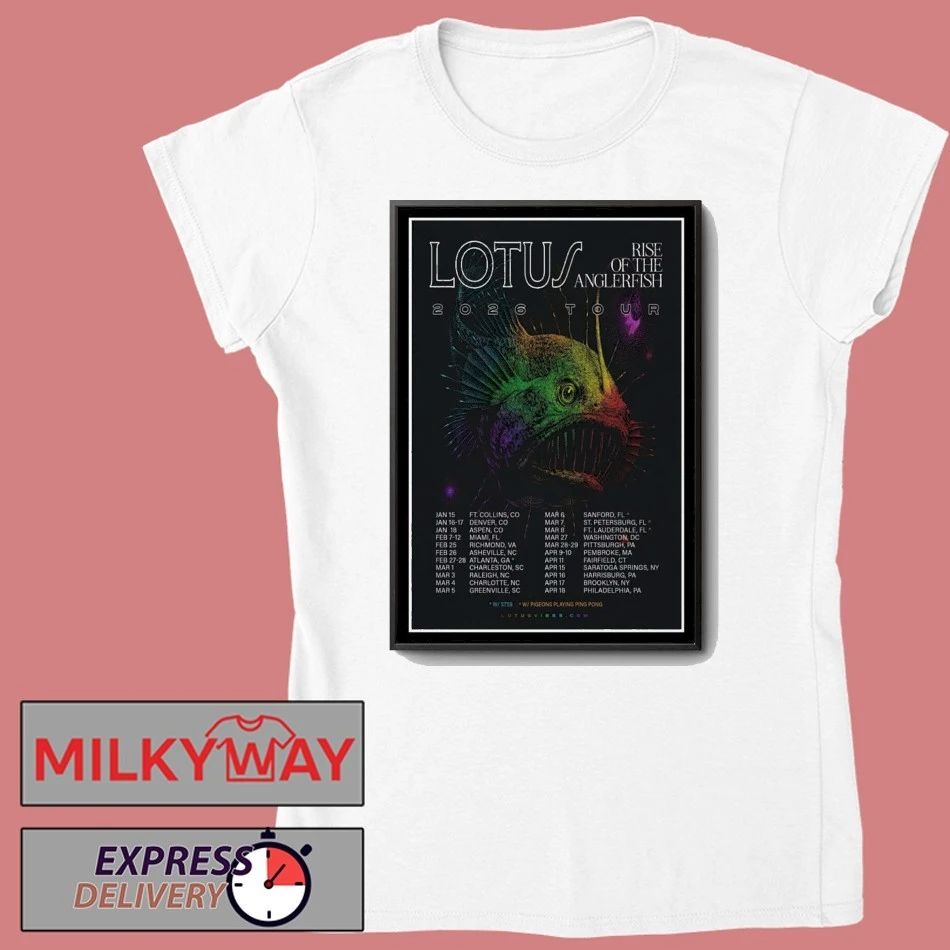 Lotus Rise Of The Anglerfish New Tour 2026 Poster shirt