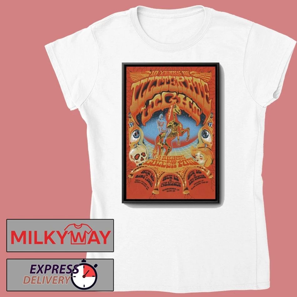 Illiterate Light 10 16-10 18 2025 Harrisonburg VA Poster shirt