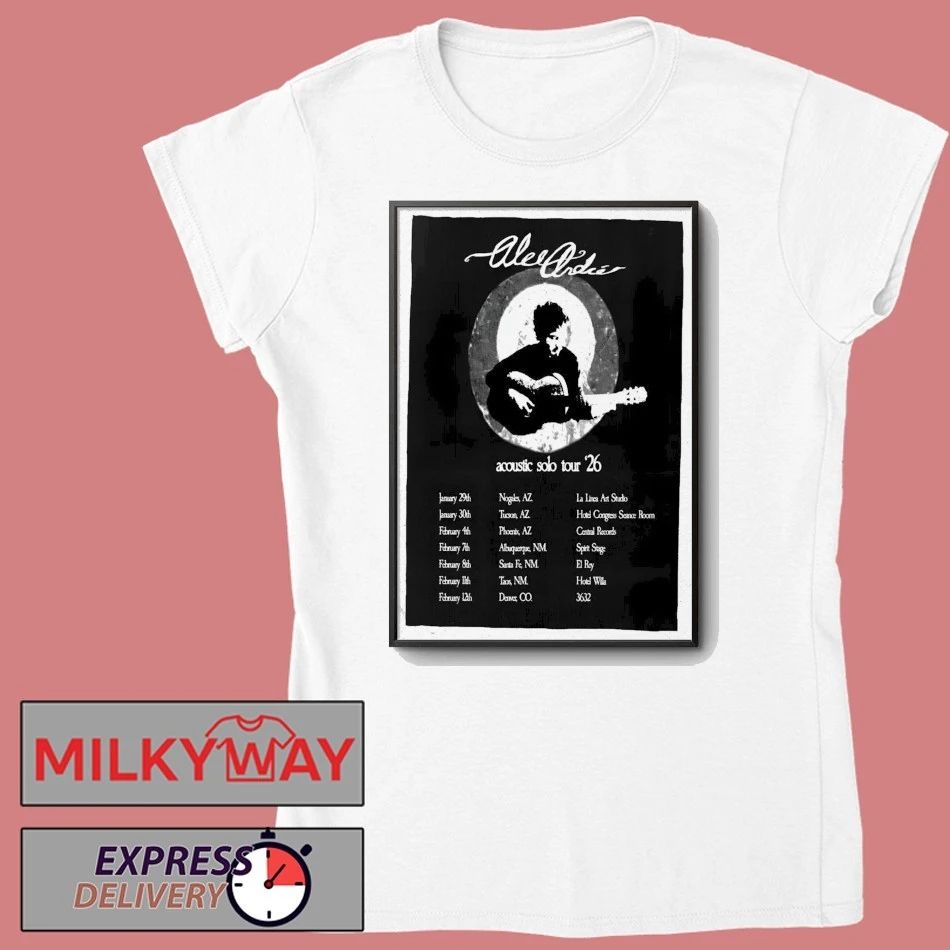 Alec André Ruvalcaba Acoustic Solo Tour 26 Poster shirt