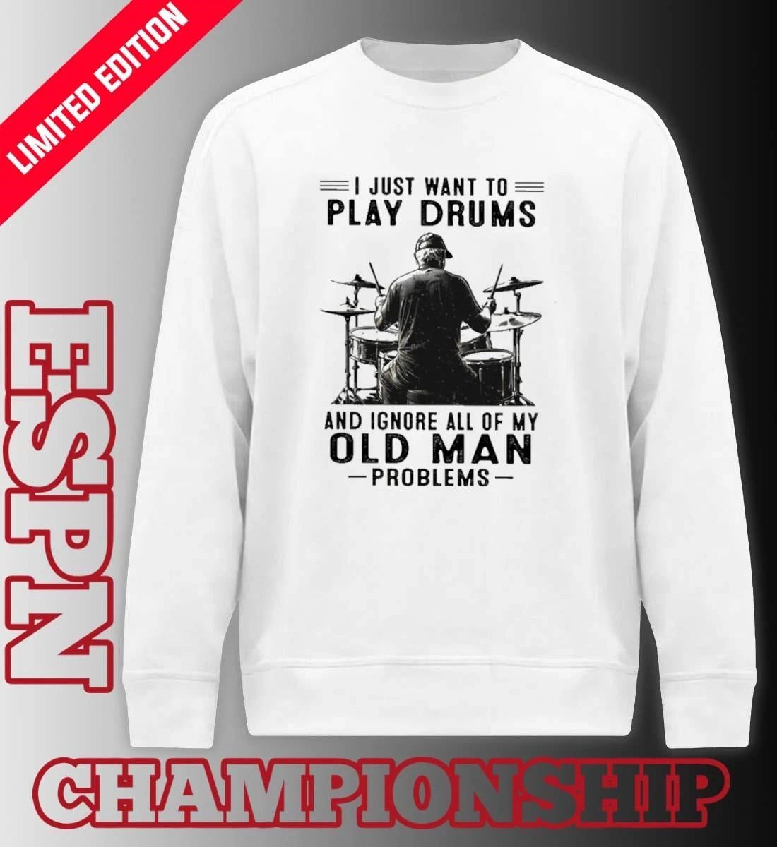 Grandpa I Just Want To Play Drums And Ignore All Off My Old Man Problems shirt