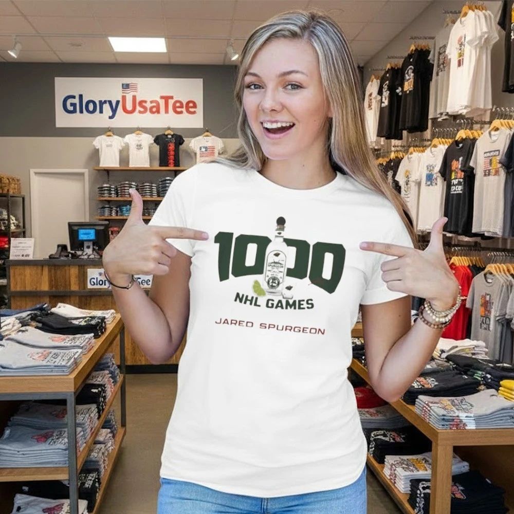 Jared Spurgeon 1000 nhl Games Shirt