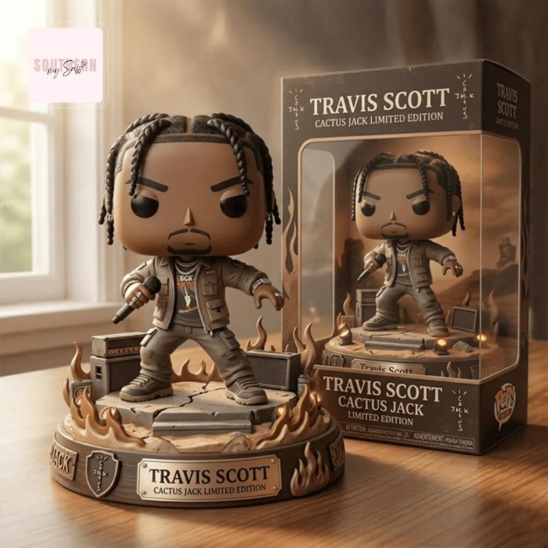 Travis Scott Cactus Jack Pop Figure Doll
