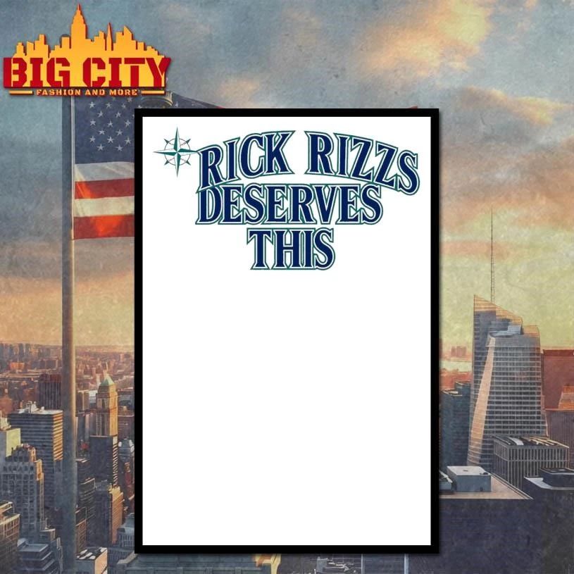 Mariners Rick Rizzs Deserves This Graphic Shirt