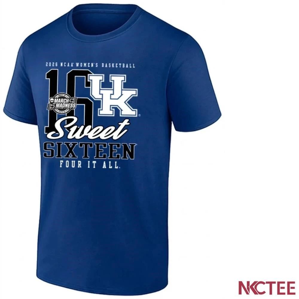 NKCtees Kentucky Wildcats Women’s Basketball 2026 NCAA Sweet Sixteen shirt