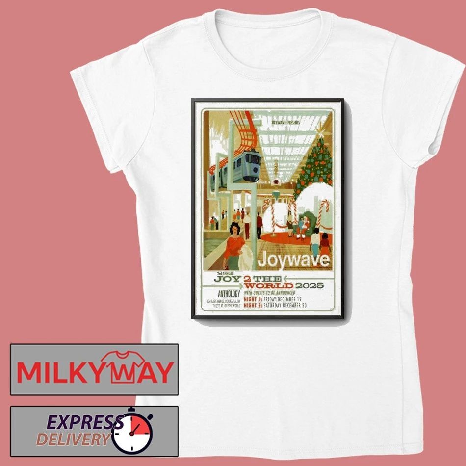 Joywave Anthology Rochester NY 12 19-12 20 2025 Poster shirt