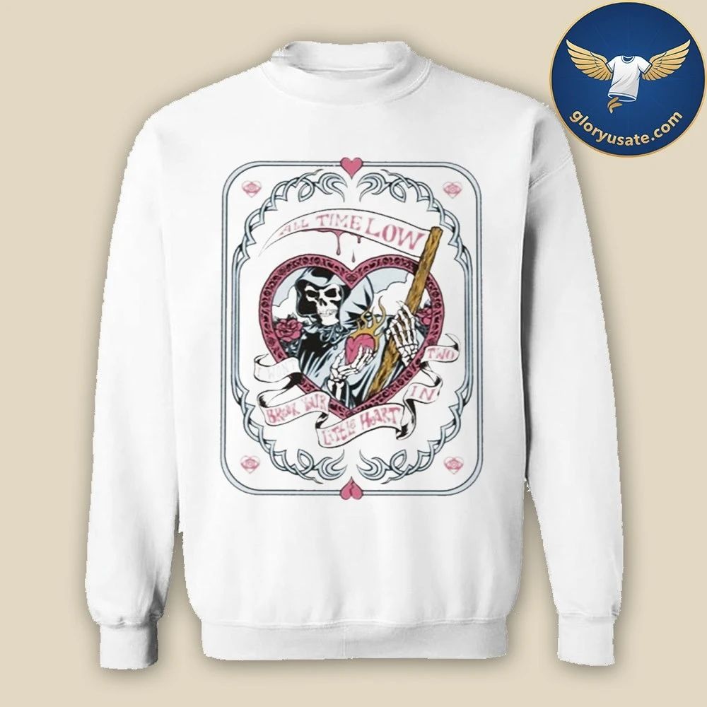 All Time Low Valentine 2026 Break Your Little Heart Shirt