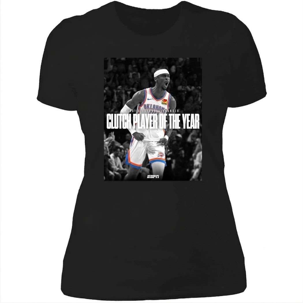 Shai Gilgeous Alexander SGA Clutch Player Of The Year 2026 Shirt
